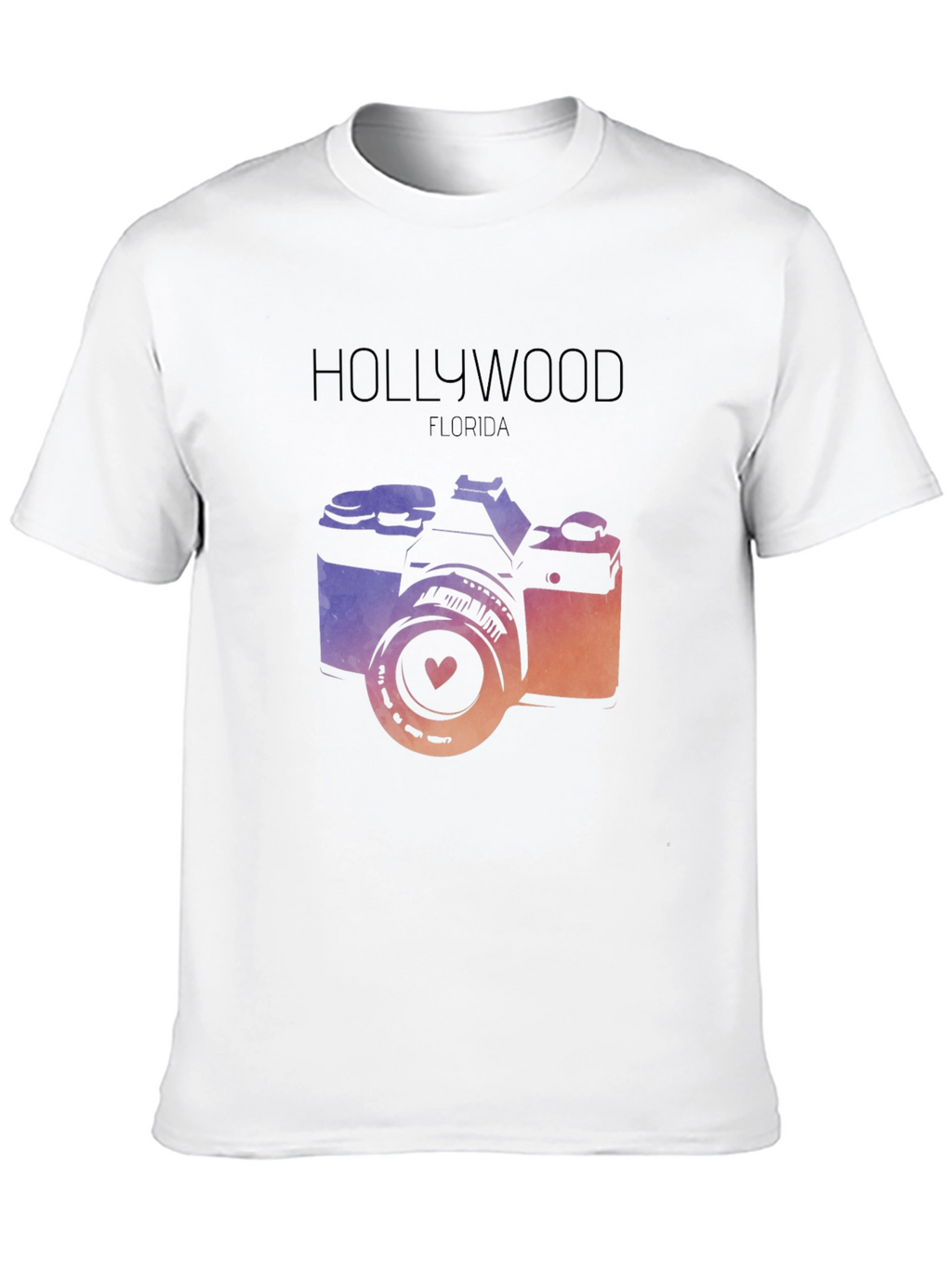 Hollywood Florida Camera Graphic Tee