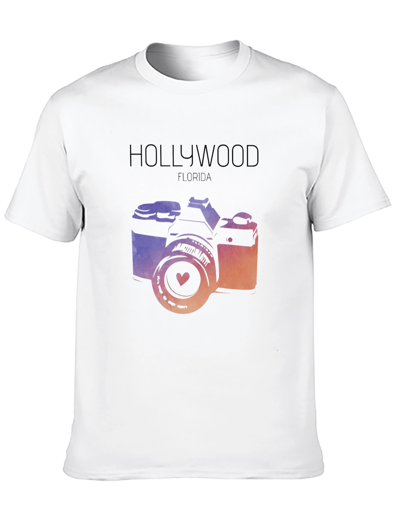Hollywood Florida Camera Graphic Tee