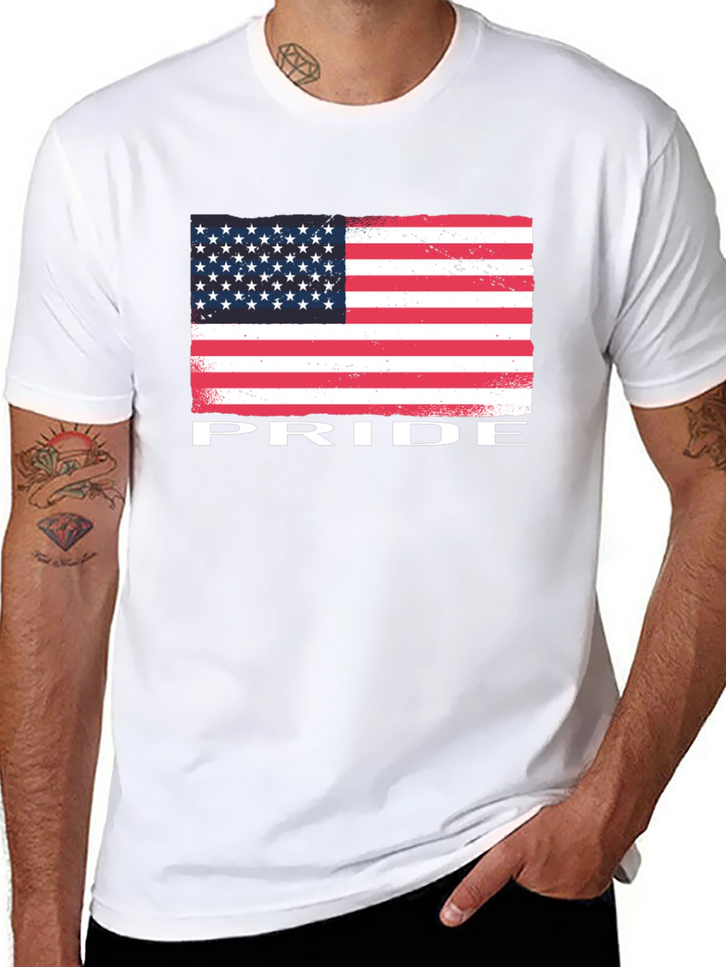 American Flag Pride T-Shirt - Patriotic Tee