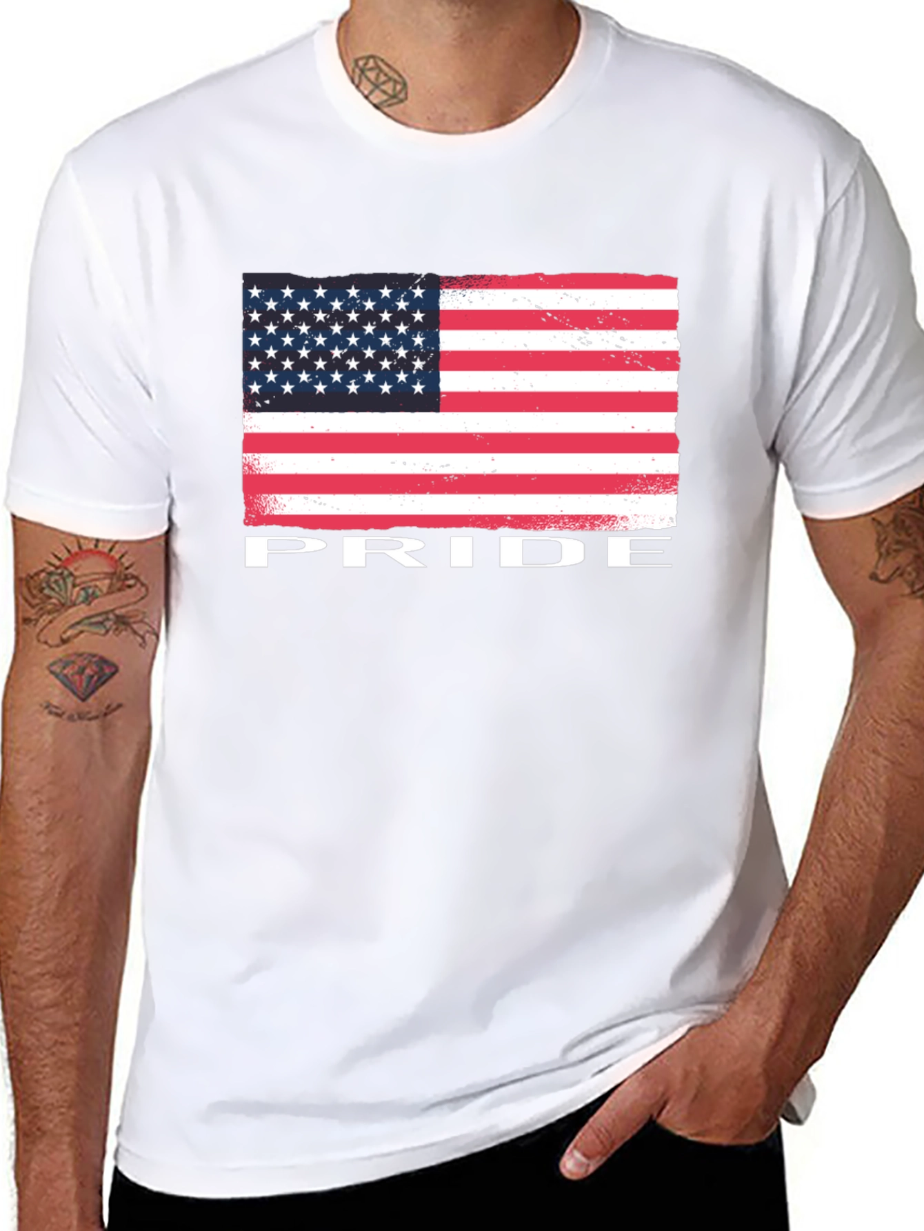 American Flag Pride T-Shirt - Patriotic Tee