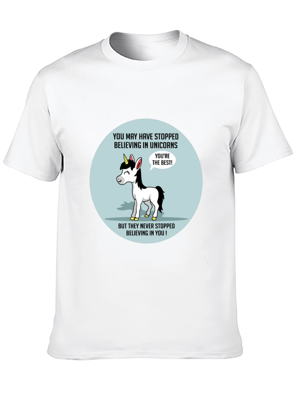 Unicorn Believer T-Shirt - Black