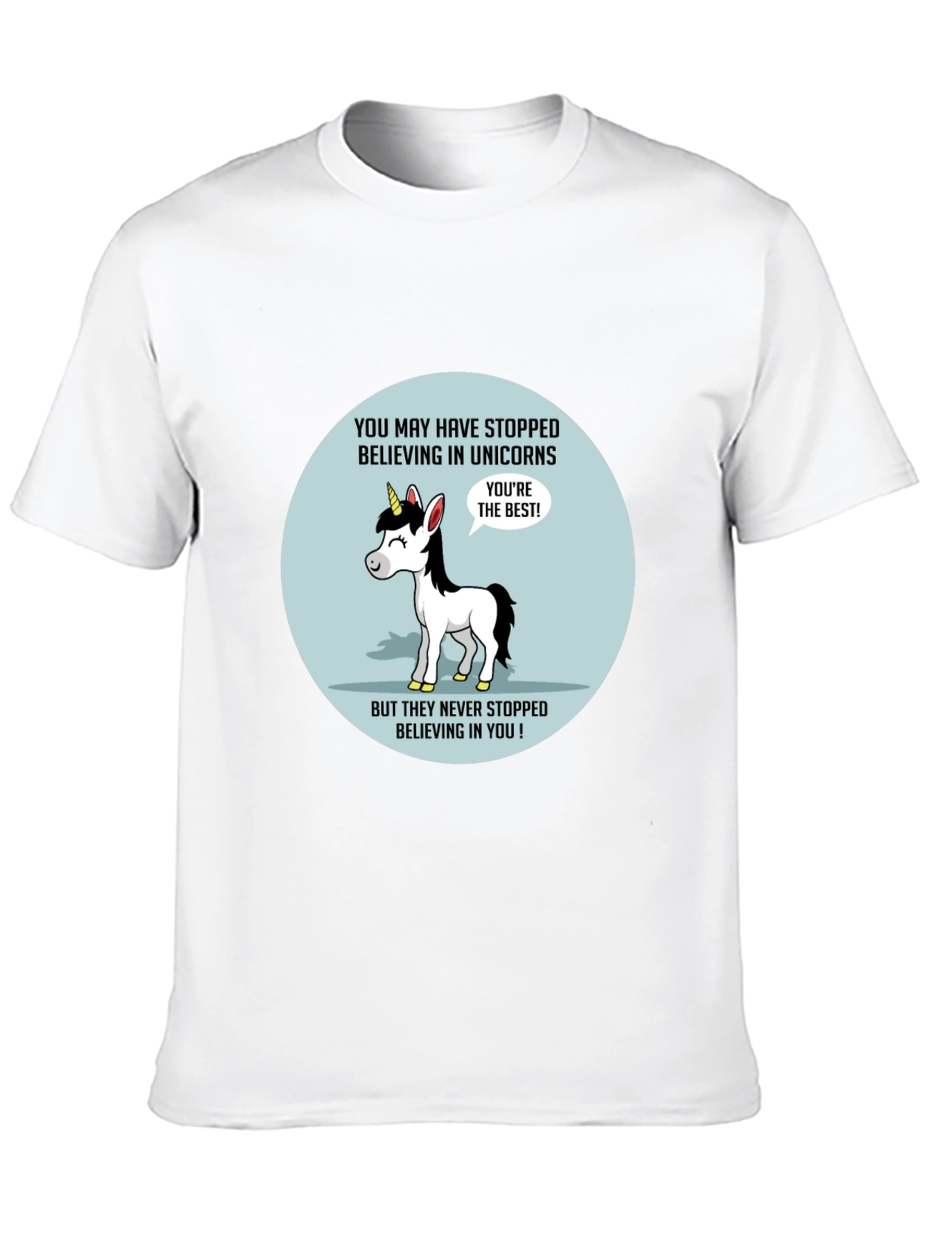 Unicorn Believer T-Shirt - Black
