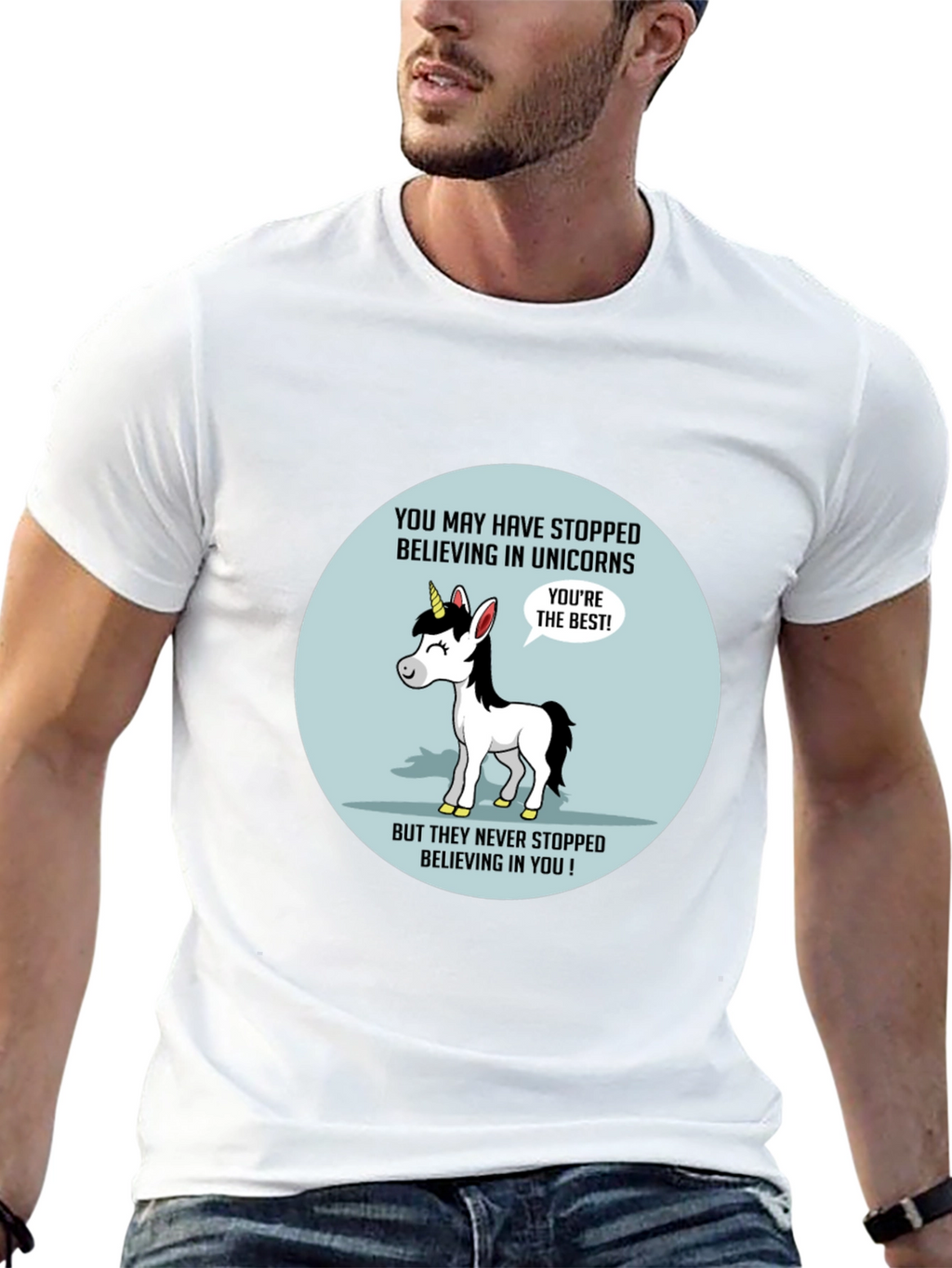 Unicorn Believer T-Shirt - Black