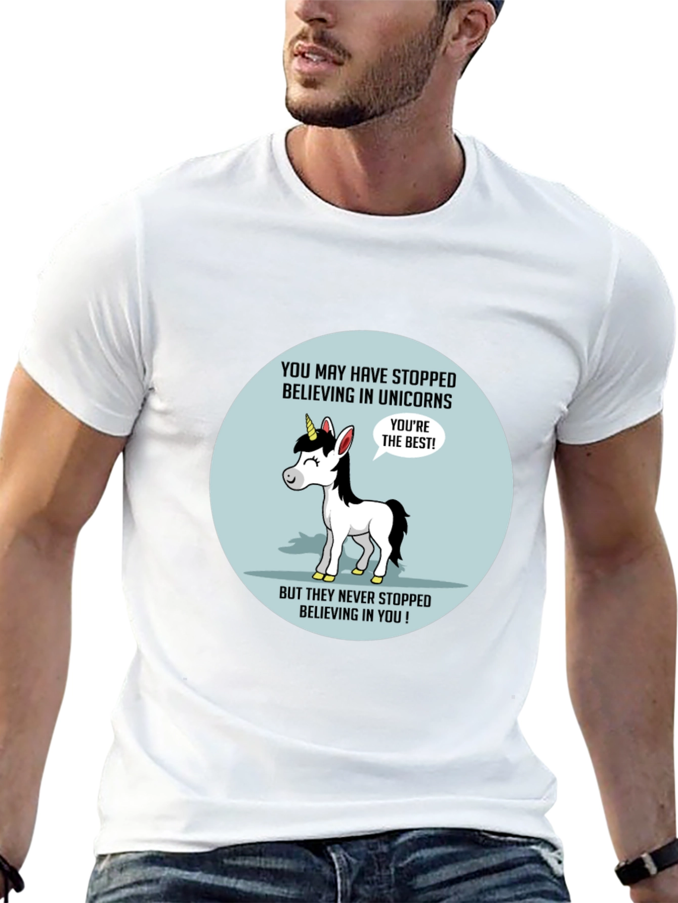 Unicorn Believer T-Shirt - Black