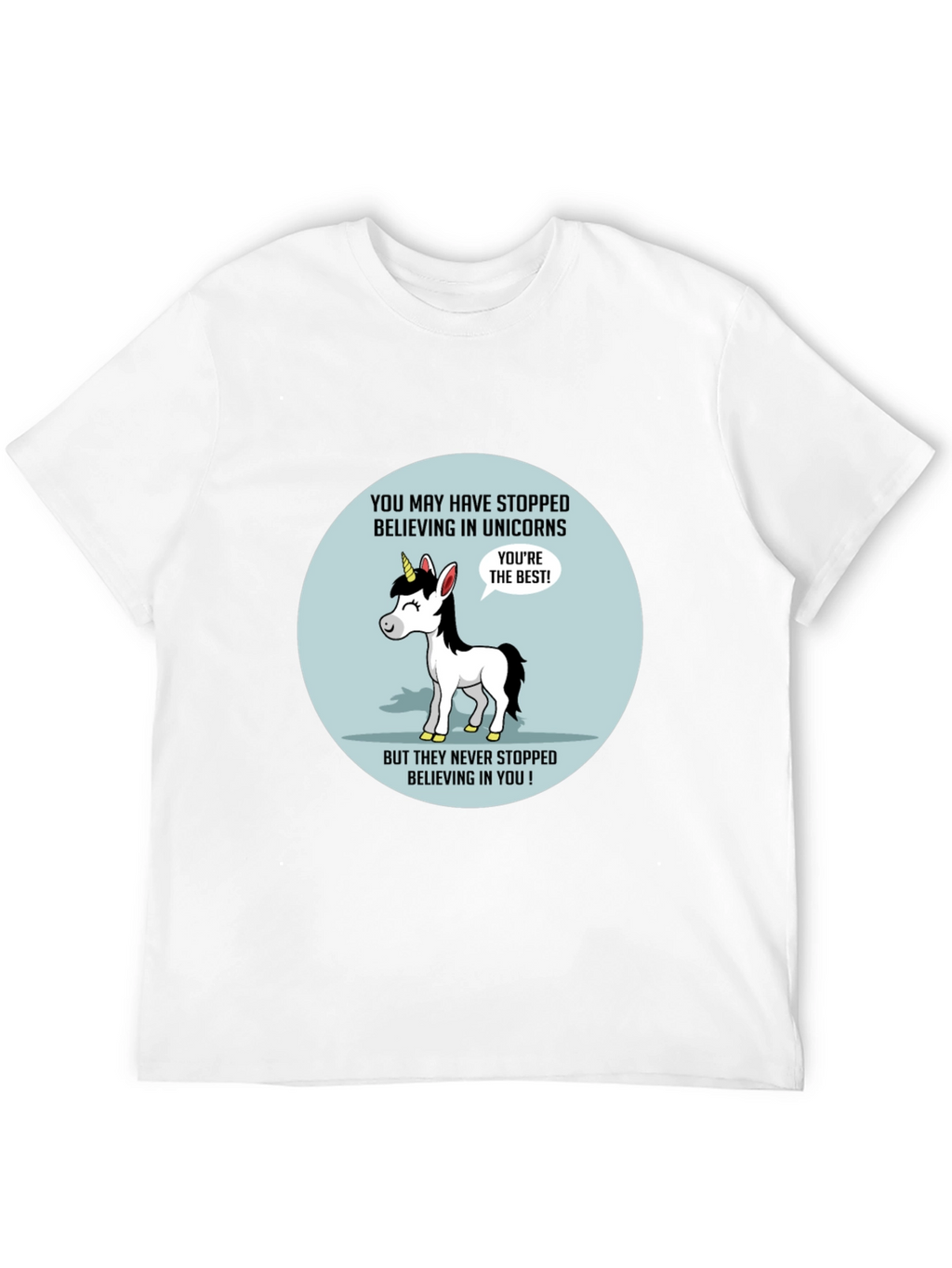 Unicorn Believer T-Shirt - Black