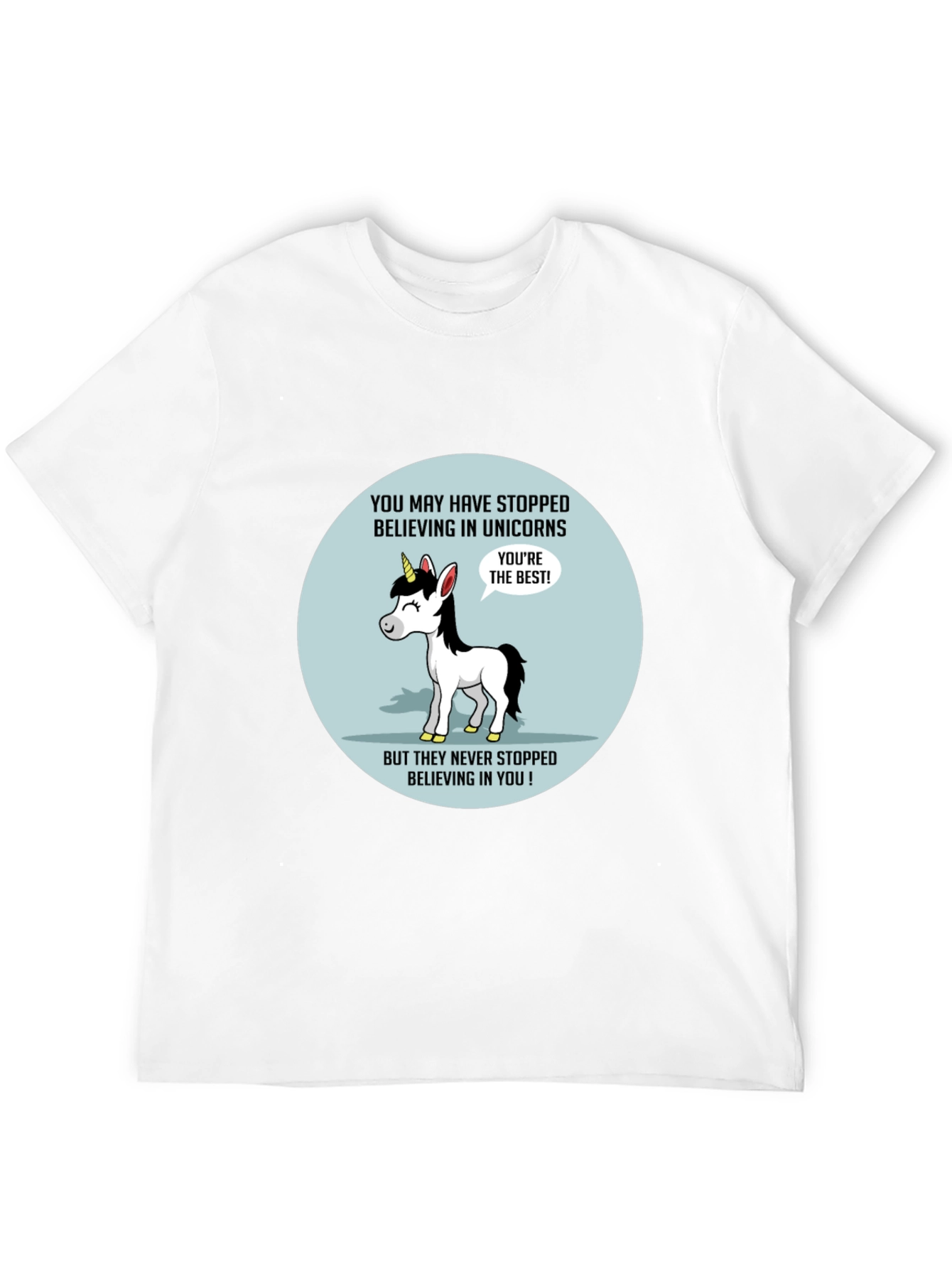 Unicorn Believer T-Shirt - Black
