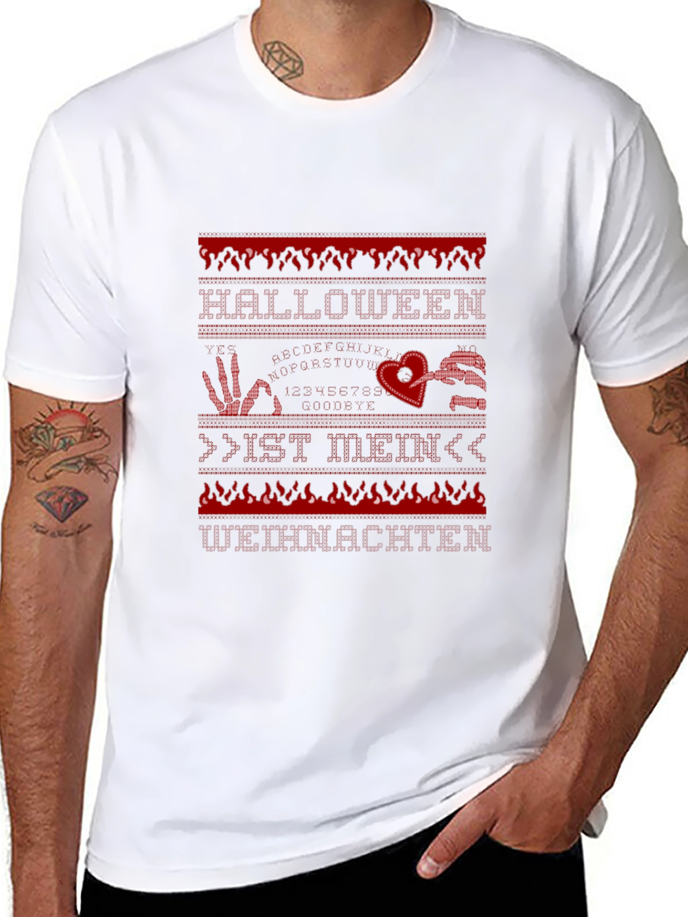Halloween is Mein Weihnachten Black T-Shirt