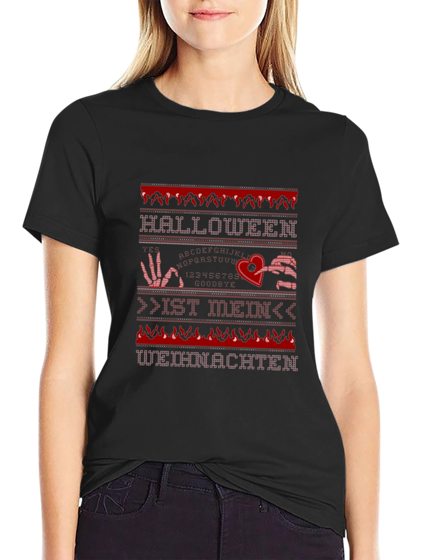 Halloween is Mein Weihnachten Black T-Shirt