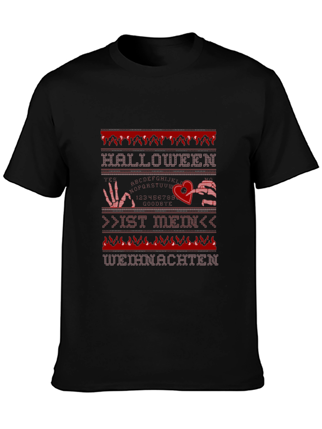 Halloween is Mein Weihnachten Black T-Shirt