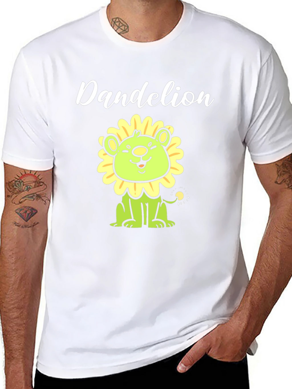 Dandelion Lion Graphic Tee