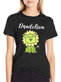 Dandelion Lion Graphic Tee