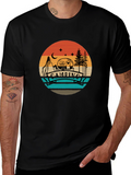 Camping Adventure Tee - Retro Graphic T-Shirt