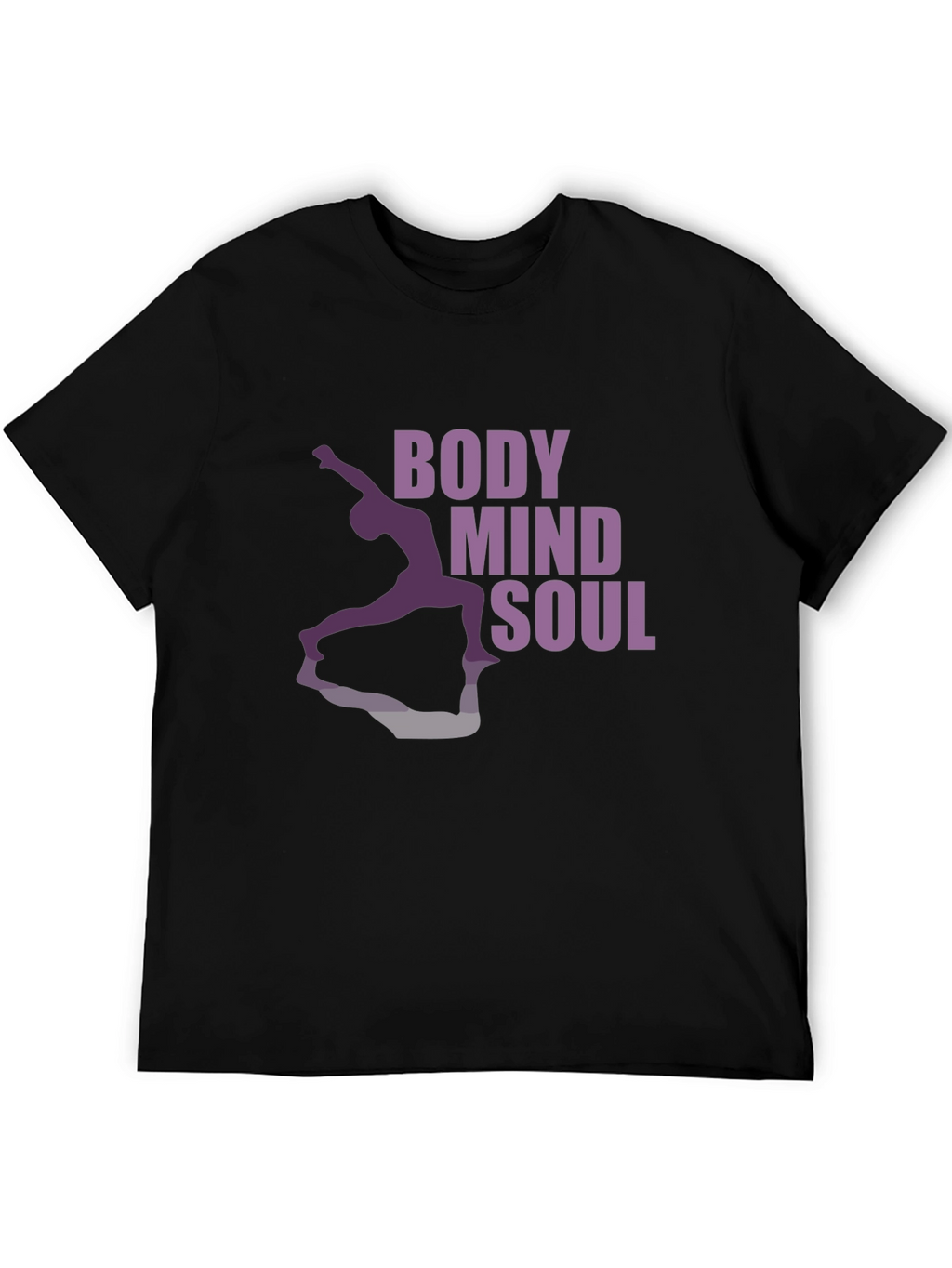 Body Mind Soul Yoga Graphic Tee - Relaxed Fit