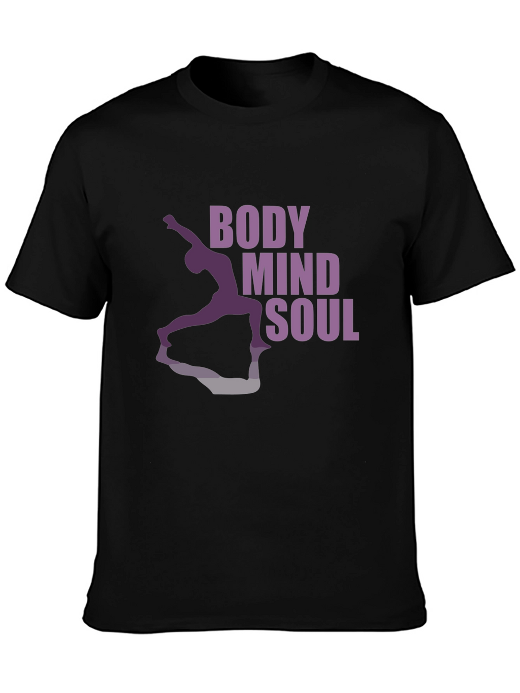 Body Mind Soul Yoga Graphic Tee - Relaxed Fit