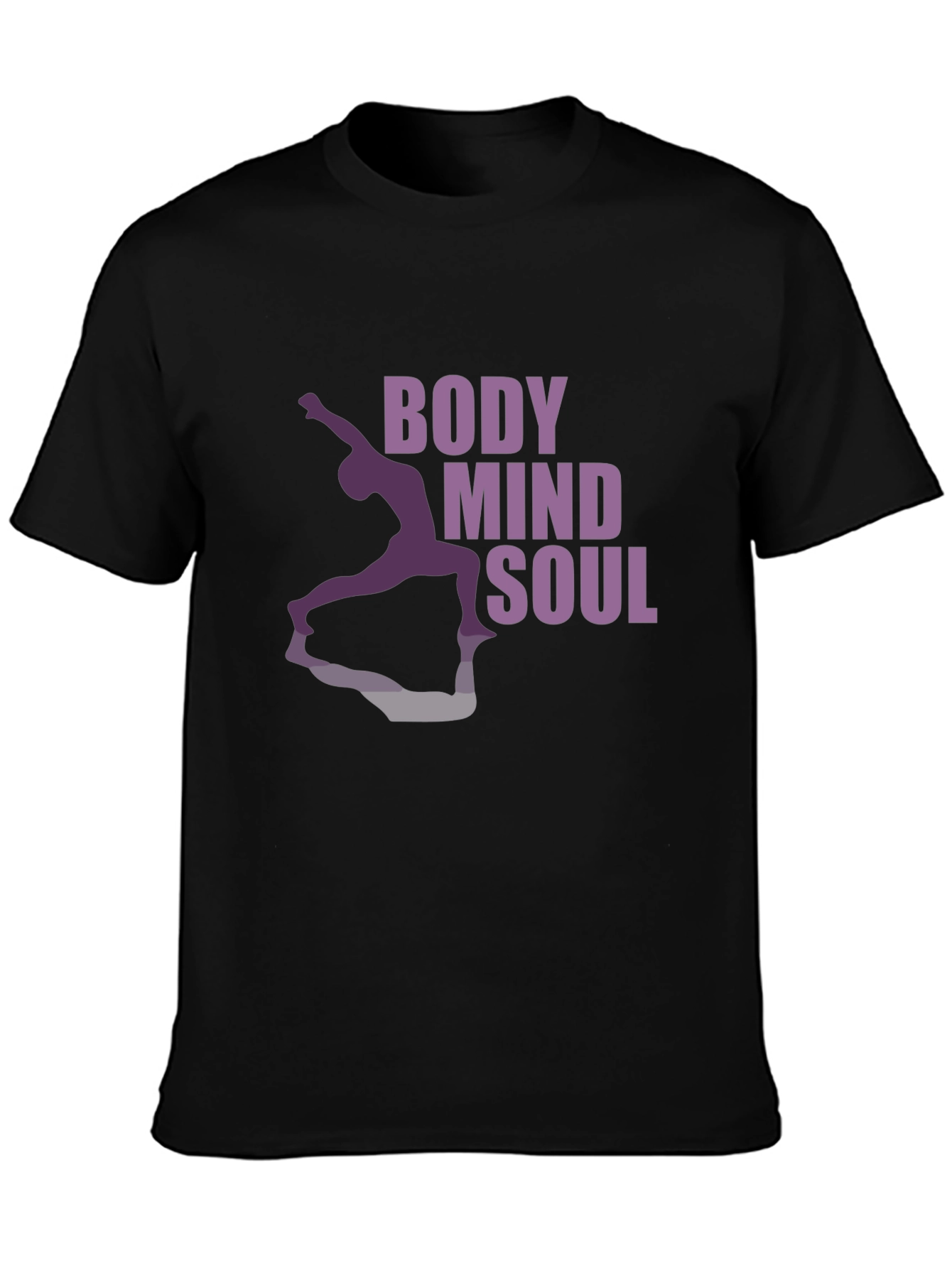 Body Mind Soul Yoga Graphic Tee - Relaxed Fit