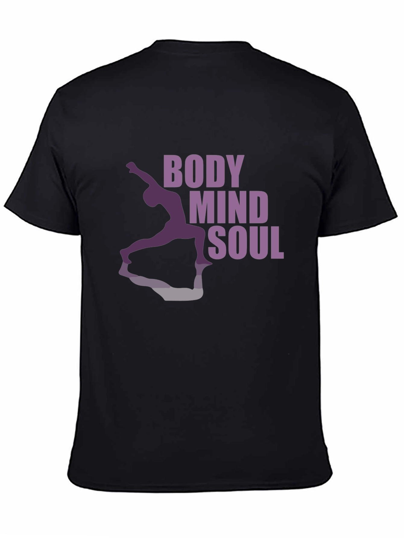Body Mind Soul Yoga Graphic Tee - Relaxed Fit