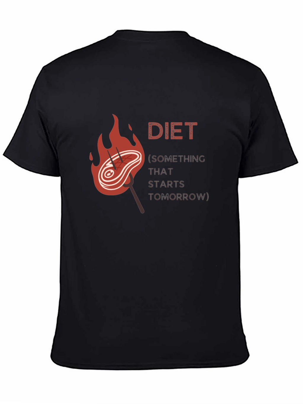 Diet Starts Tomorrow Graphic T-Shirt