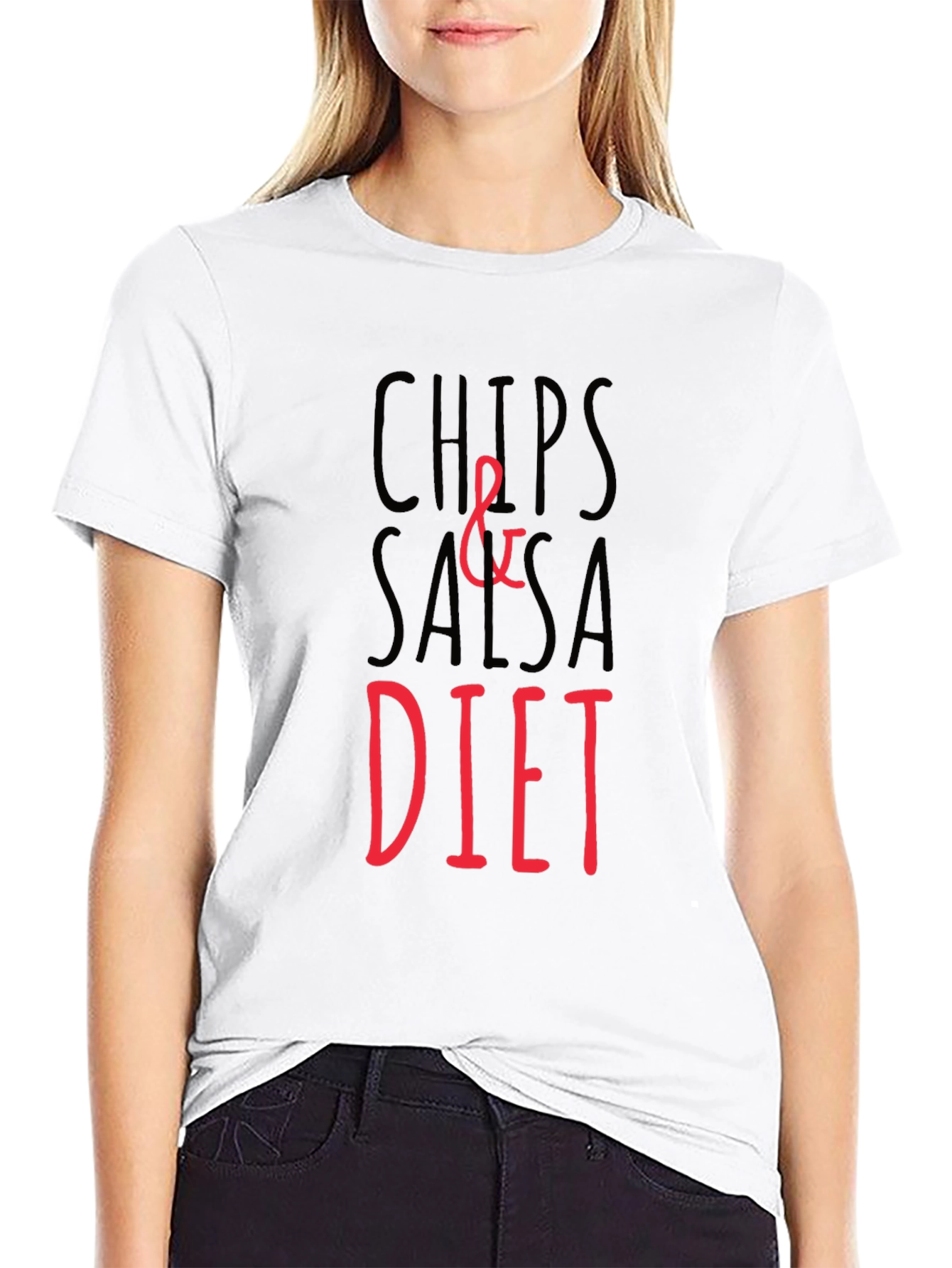 Chips & Salsa Diet T-Shirt - Funny Foodie Tee