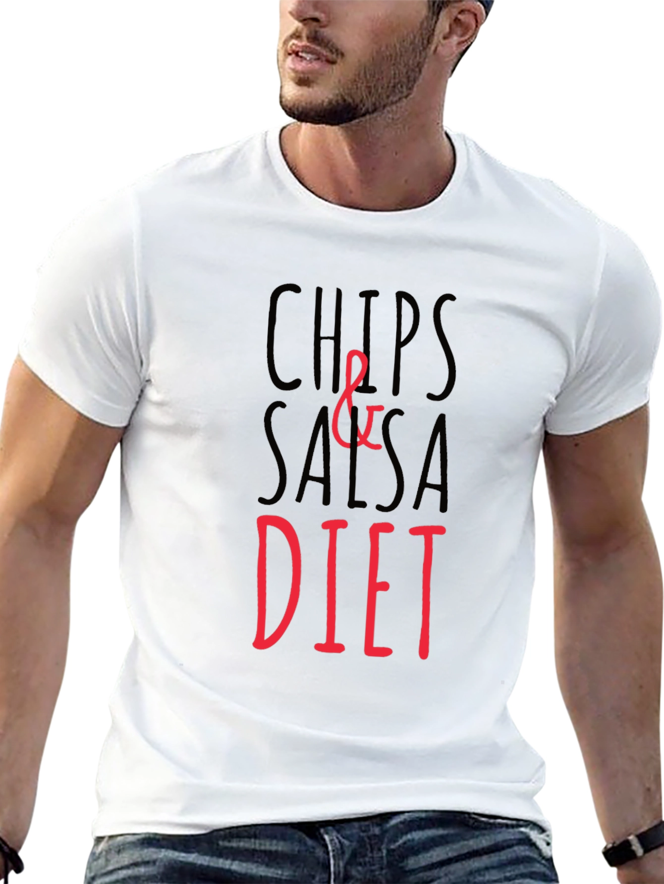 Chips & Salsa Diet T-Shirt - Funny Foodie Tee