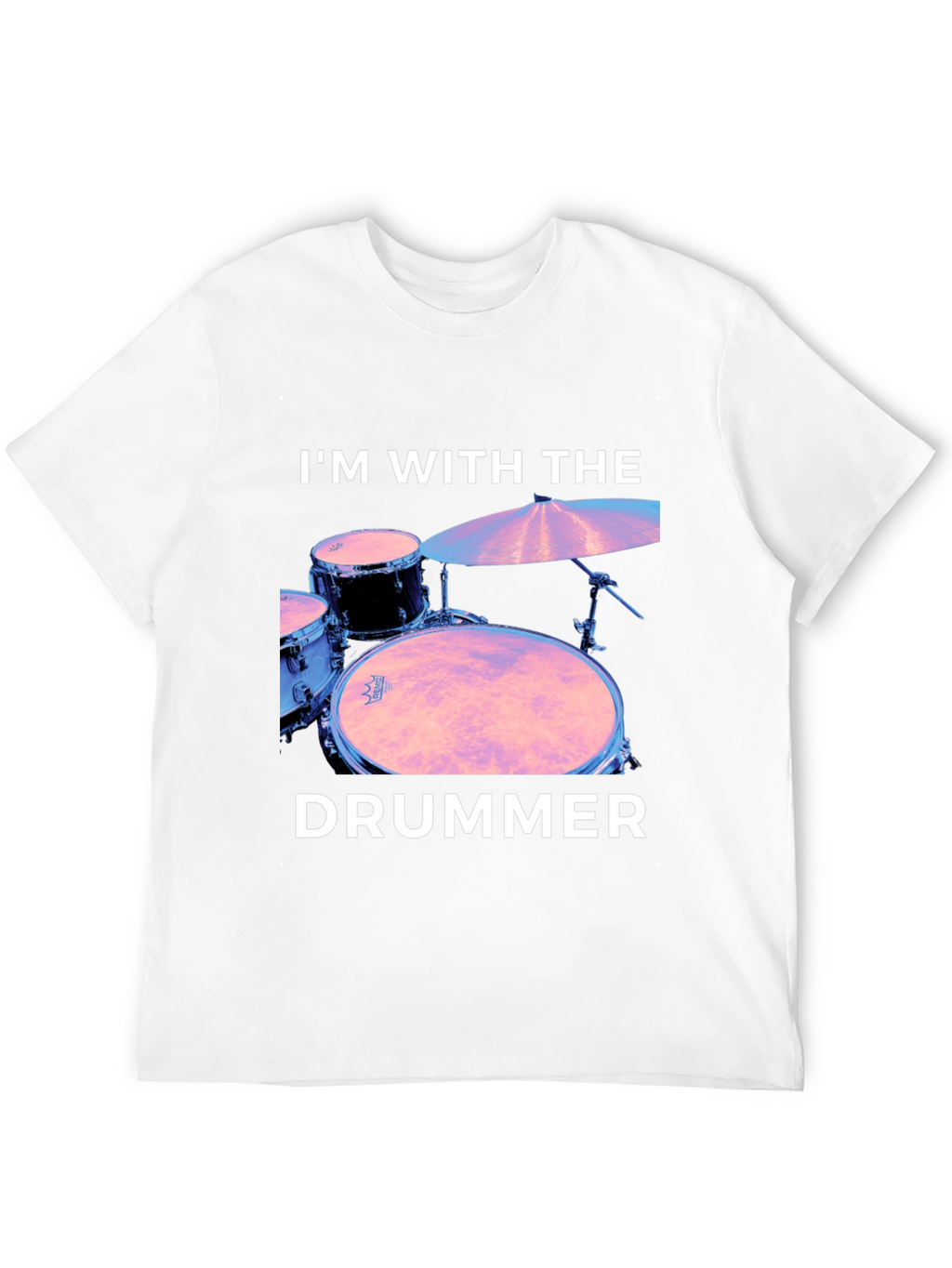 Im With The Drummer Black T-Shirt