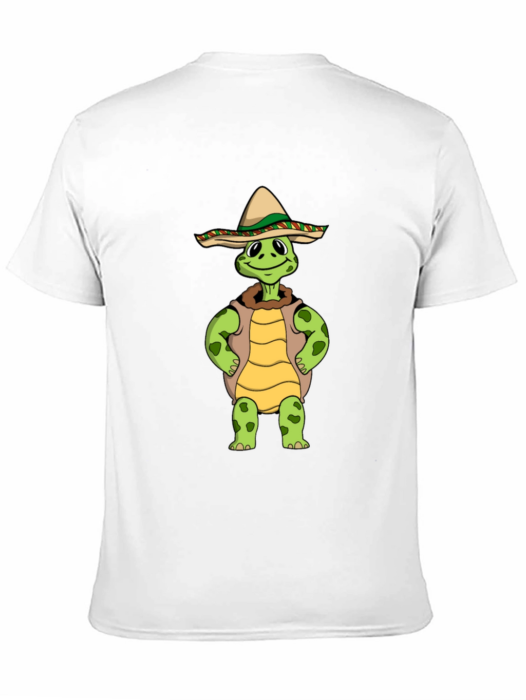 Funny Turtle Sombrero Graphic T-Shirt