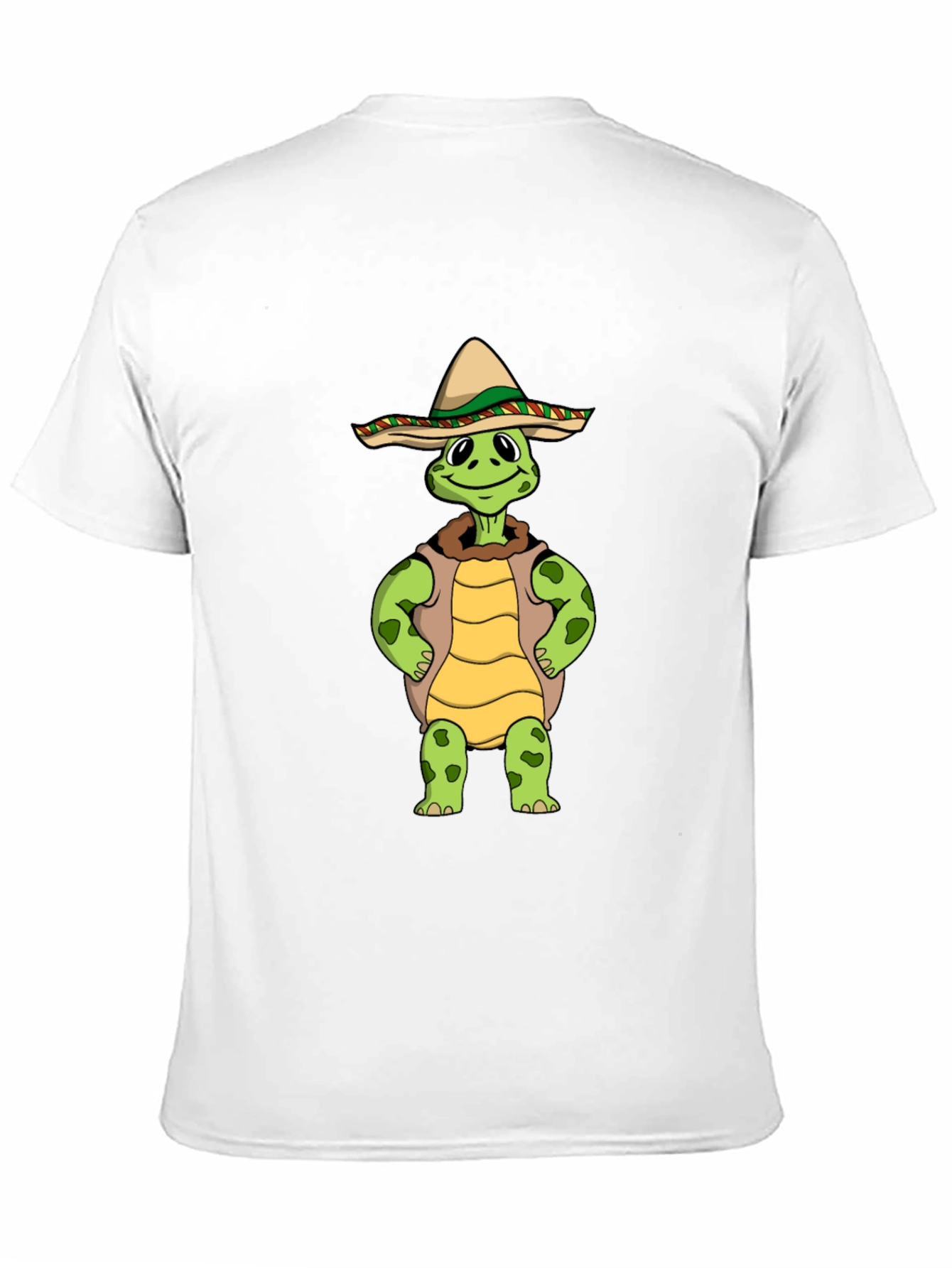 Funny Turtle Sombrero Graphic T-Shirt