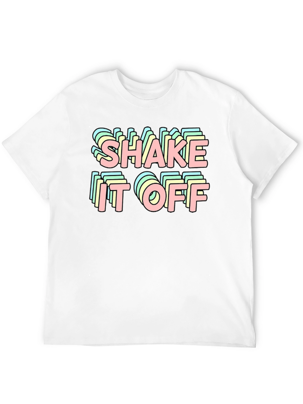 Shake It Off Retro Black T-Shirt