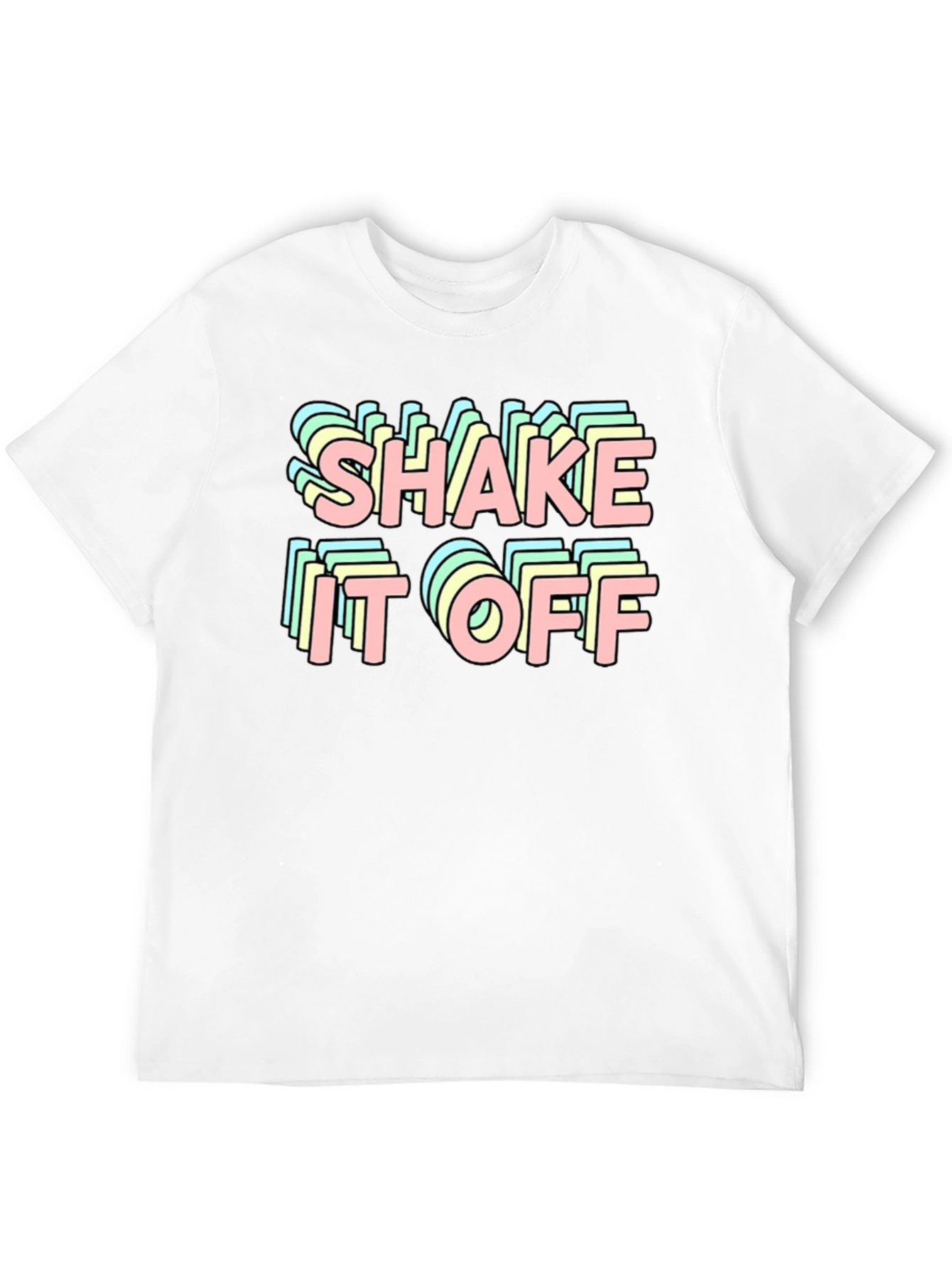 Shake It Off Retro Black T-Shirt