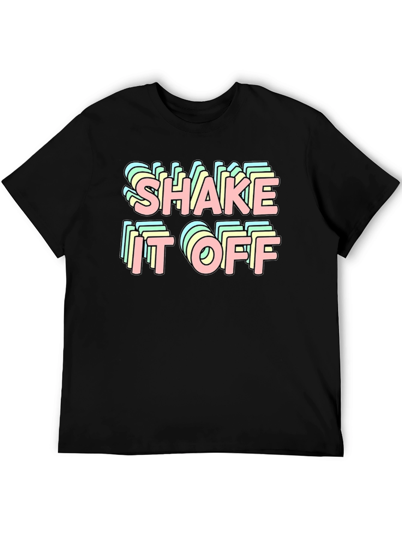 Shake It Off Retro Black T-Shirt
