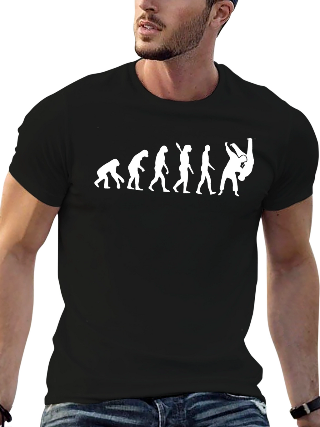 Evolution of Judo T-Shirt - Black