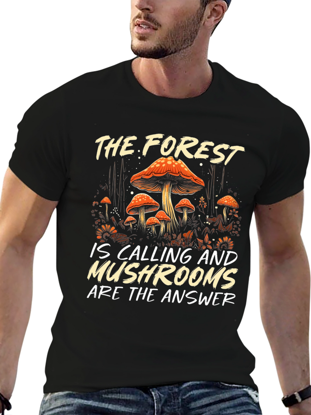 Forest & Mushrooms Graphic Tee