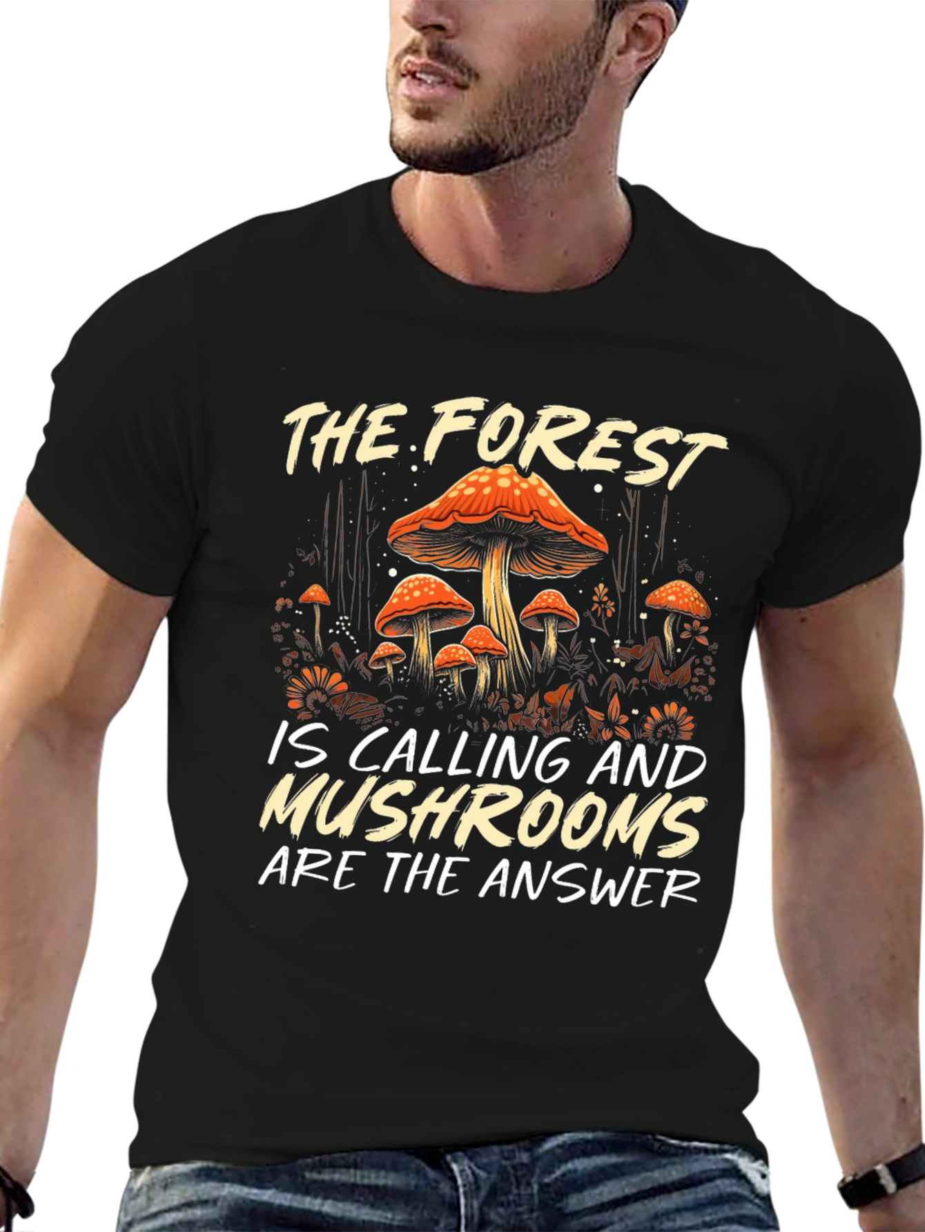 Forest & Mushrooms Graphic Tee