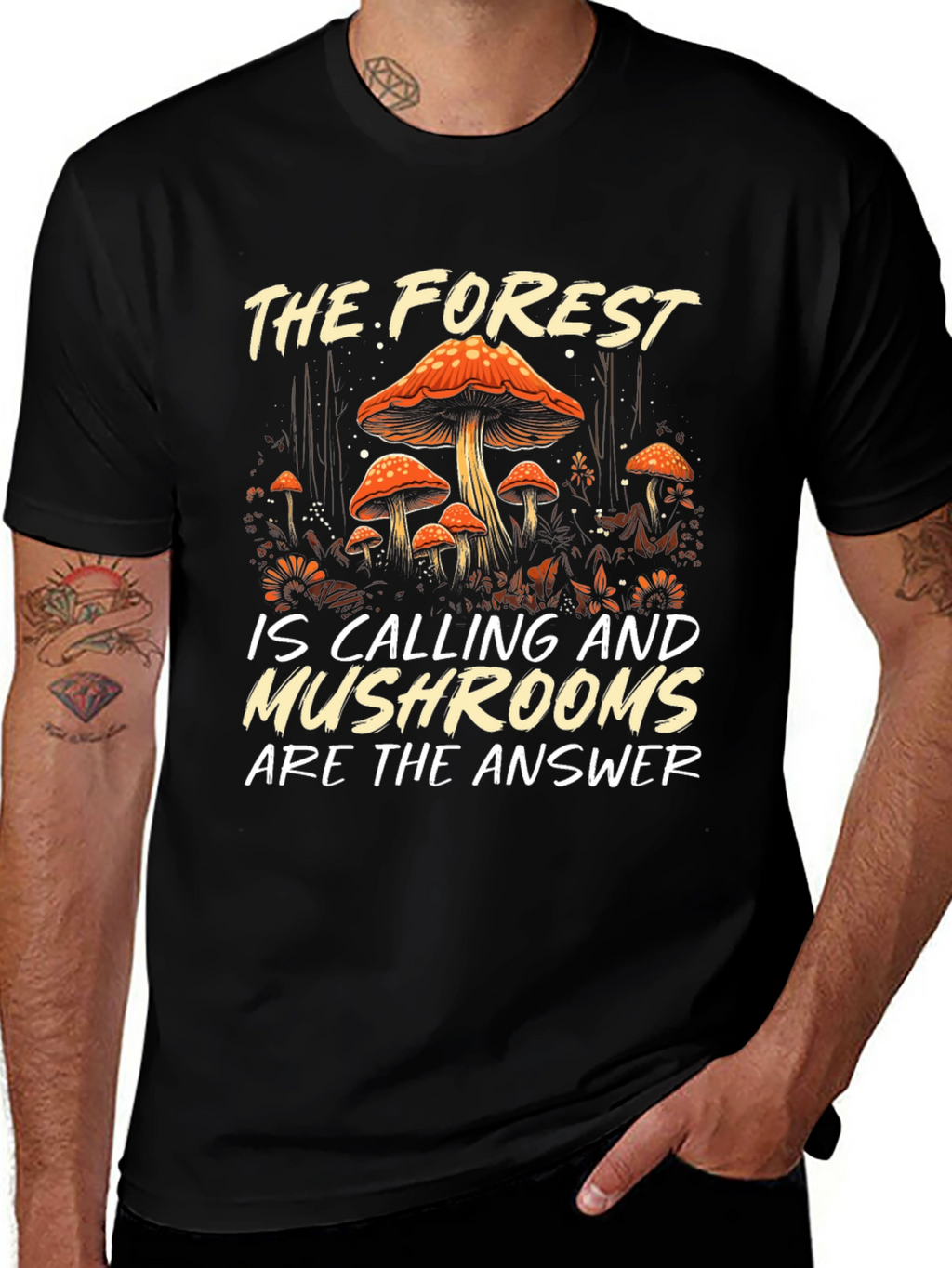 Forest & Mushrooms Graphic Tee