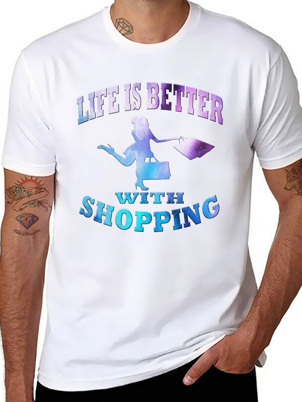 Life is Better With Shopping T-Shirt