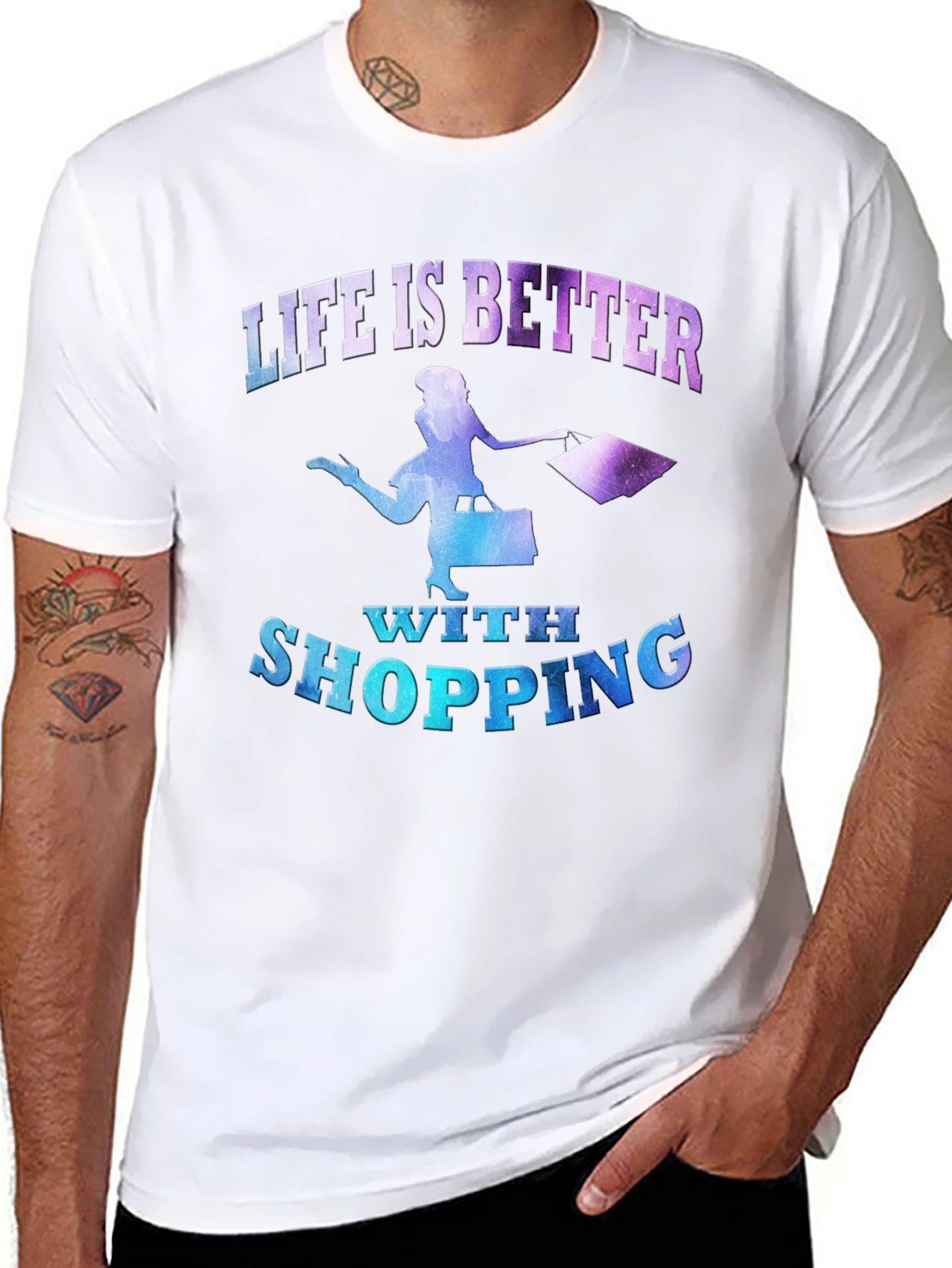 Life is Better With Shopping T-Shirt