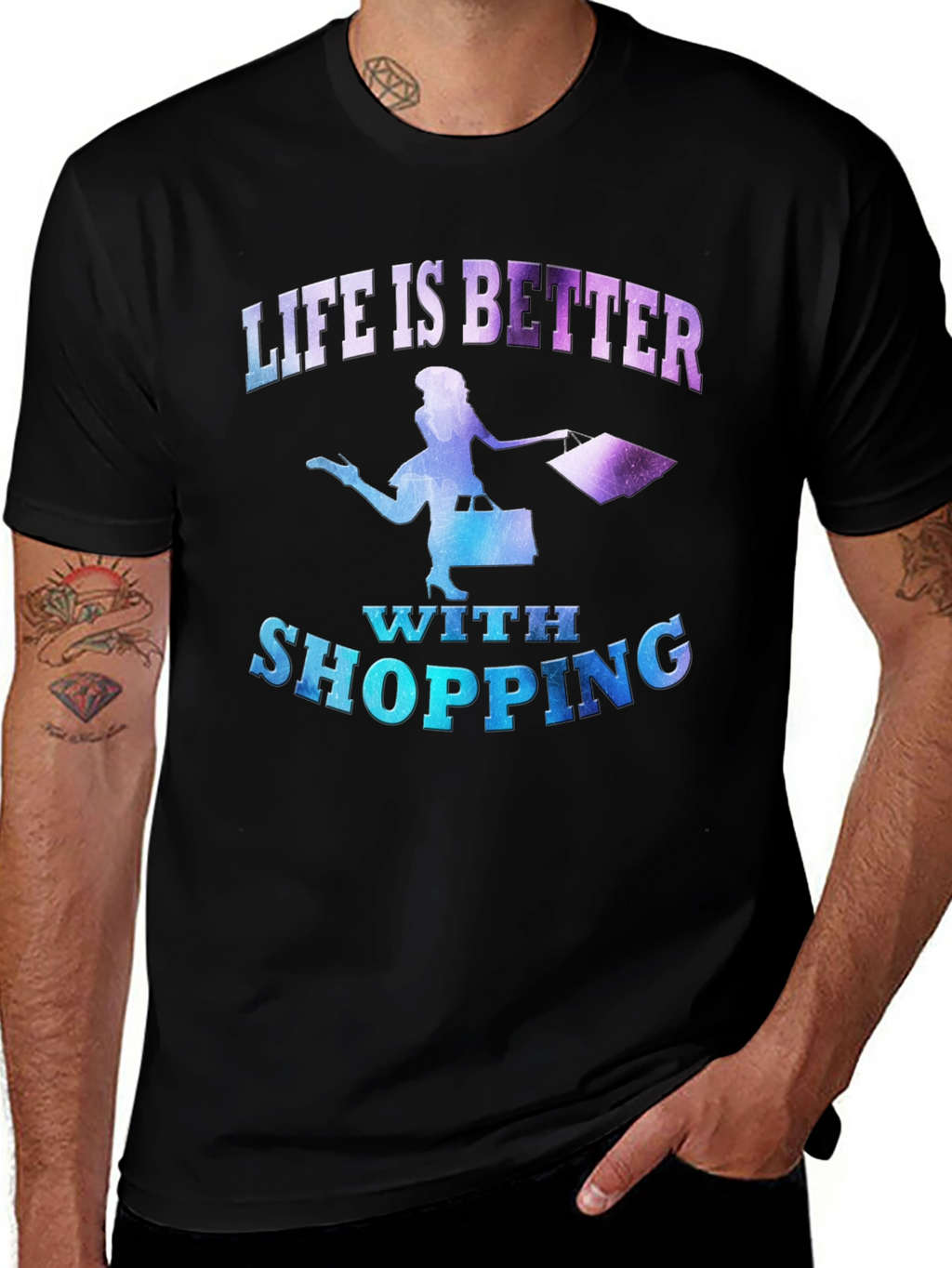 Life is Better With Shopping T-Shirt
