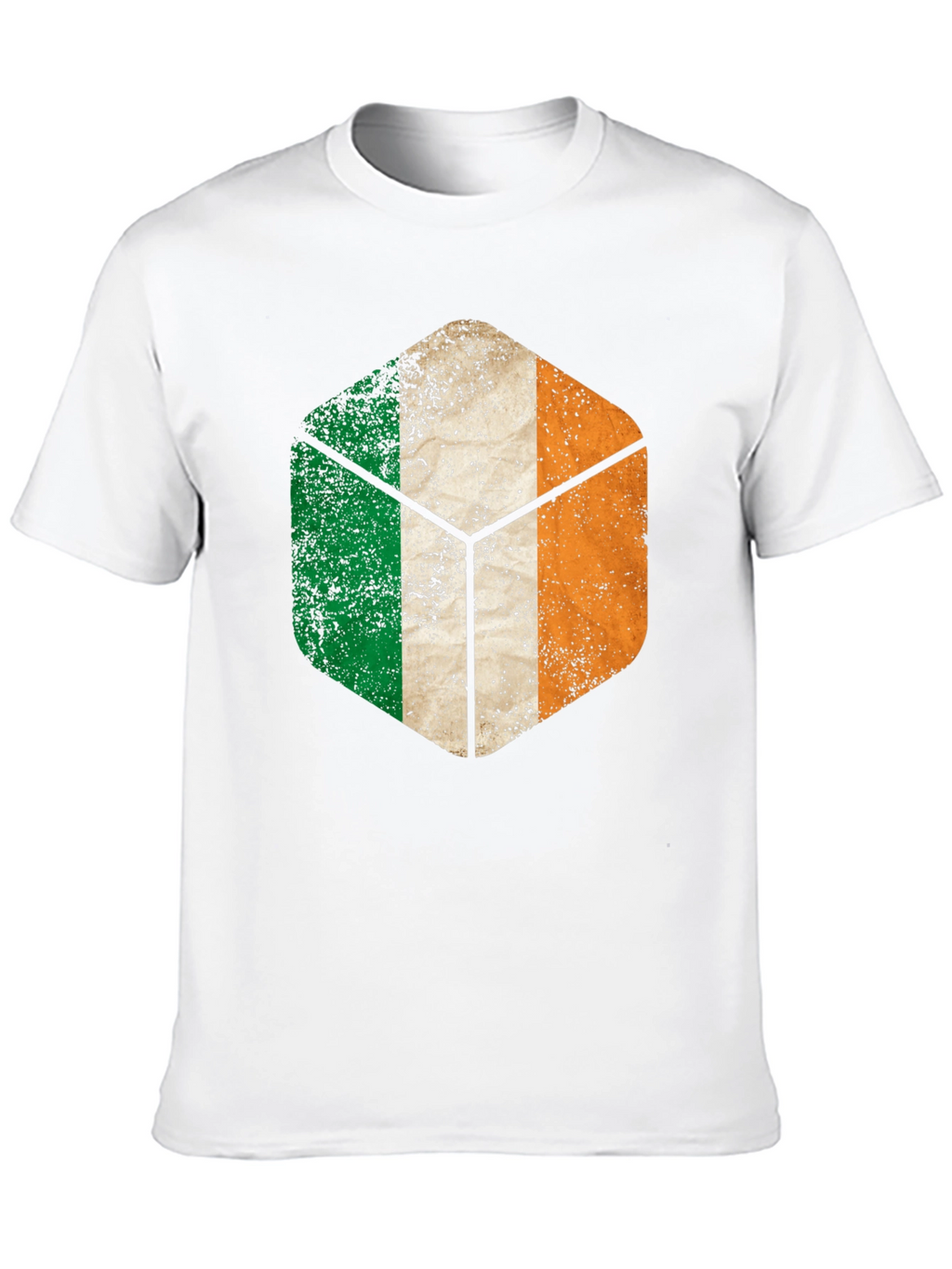 Ireland Flag Cube Graphic Tee