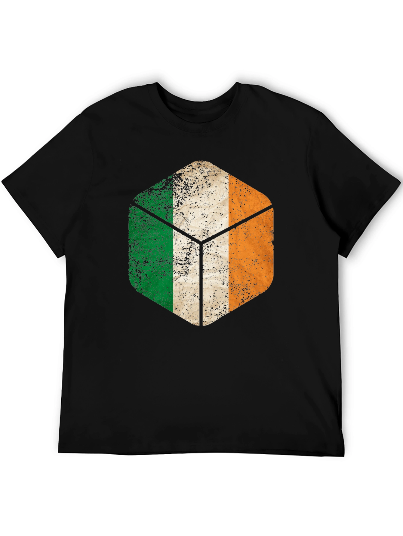 Ireland Flag Cube Graphic Tee
