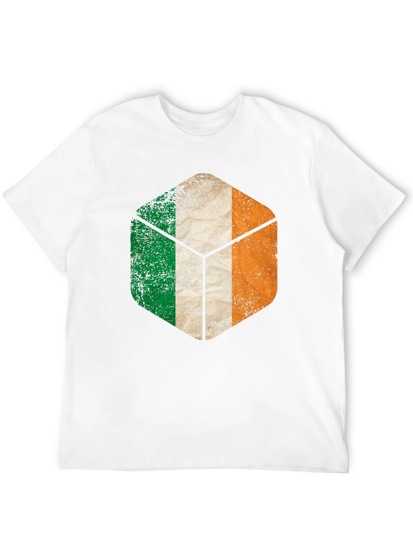 Ireland Flag Cube Graphic Tee