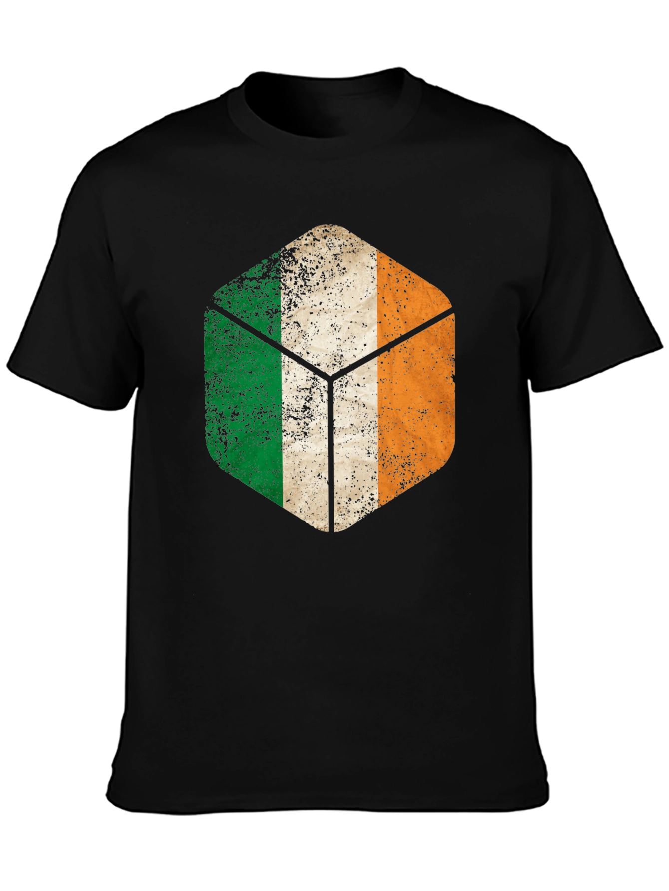 Ireland Flag Cube Graphic Tee