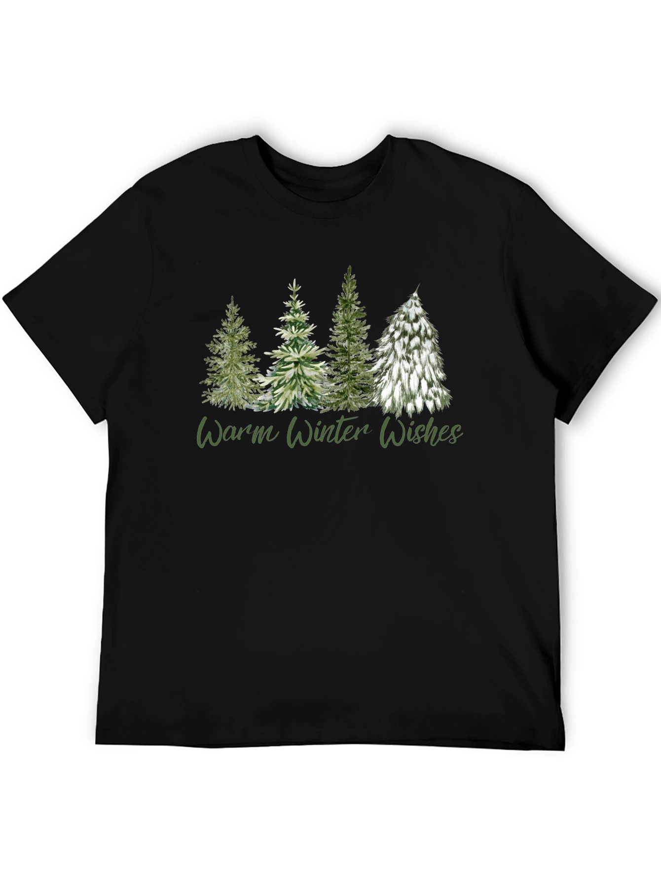 Warm Winter Wishes Tree Graphic Tee