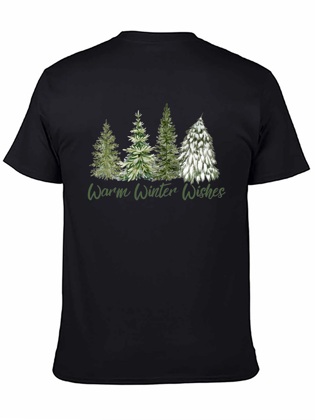 Warm Winter Wishes Tree Graphic Tee