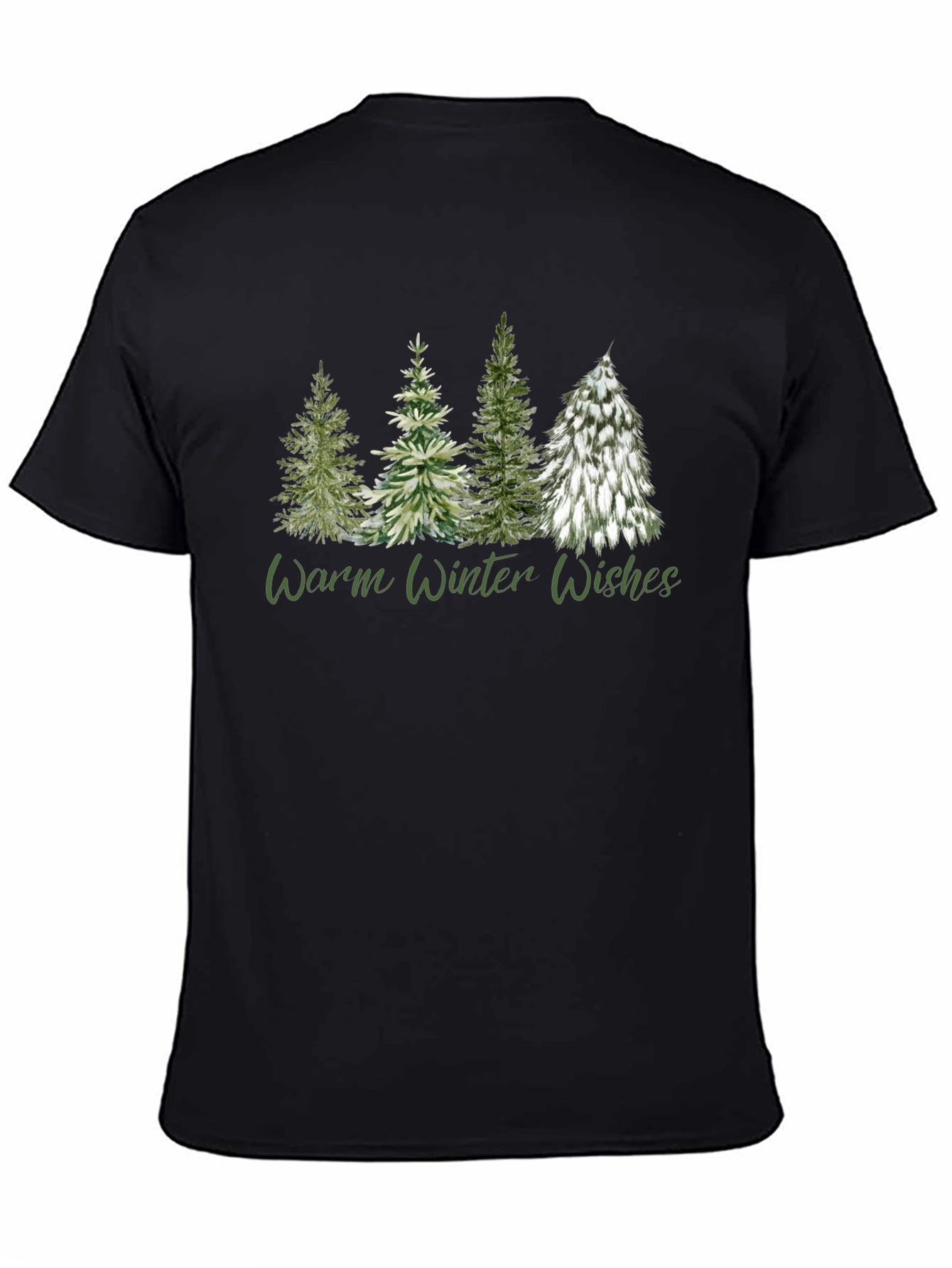Warm Winter Wishes Tree Graphic Tee