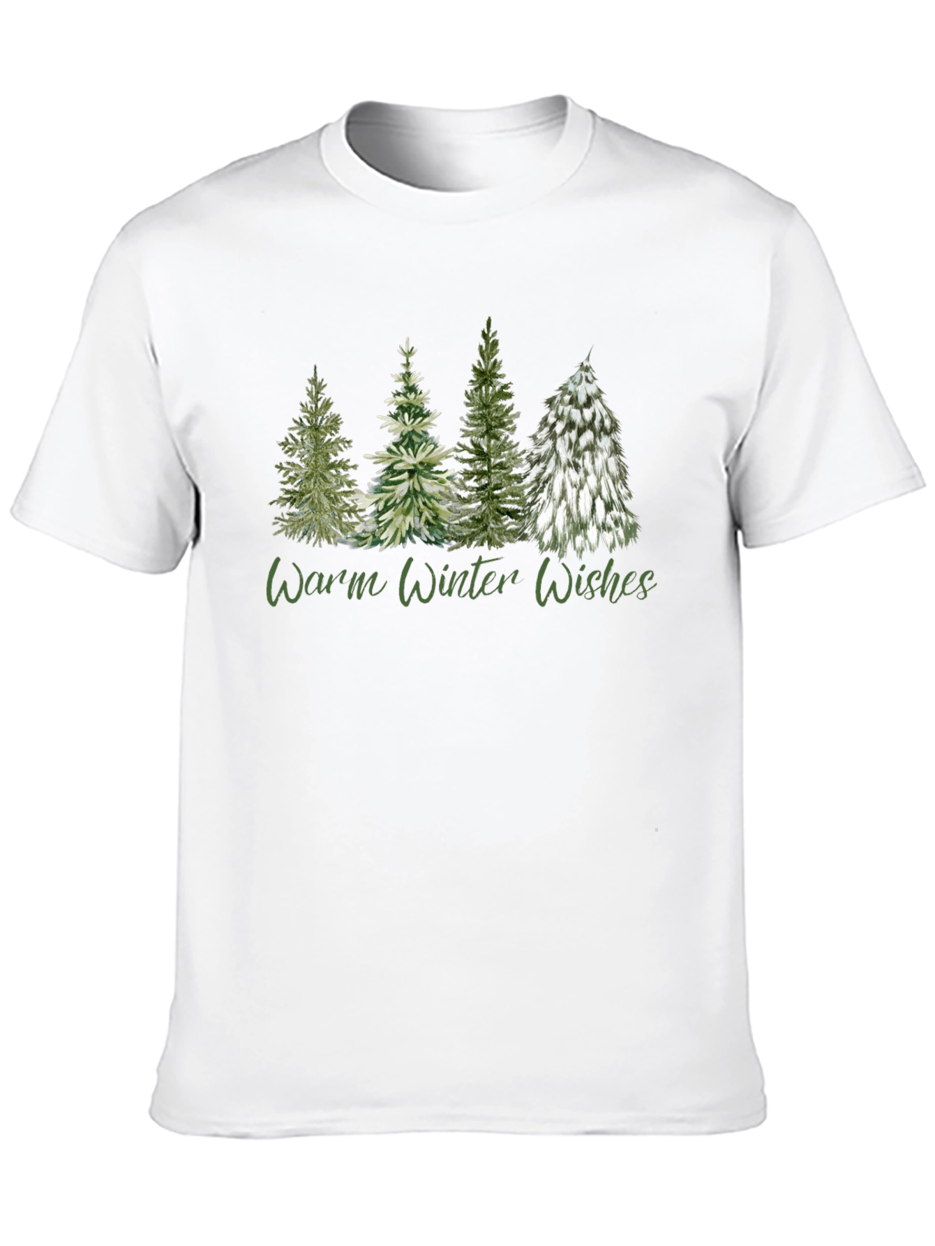 Warm Winter Wishes Tree Graphic Tee