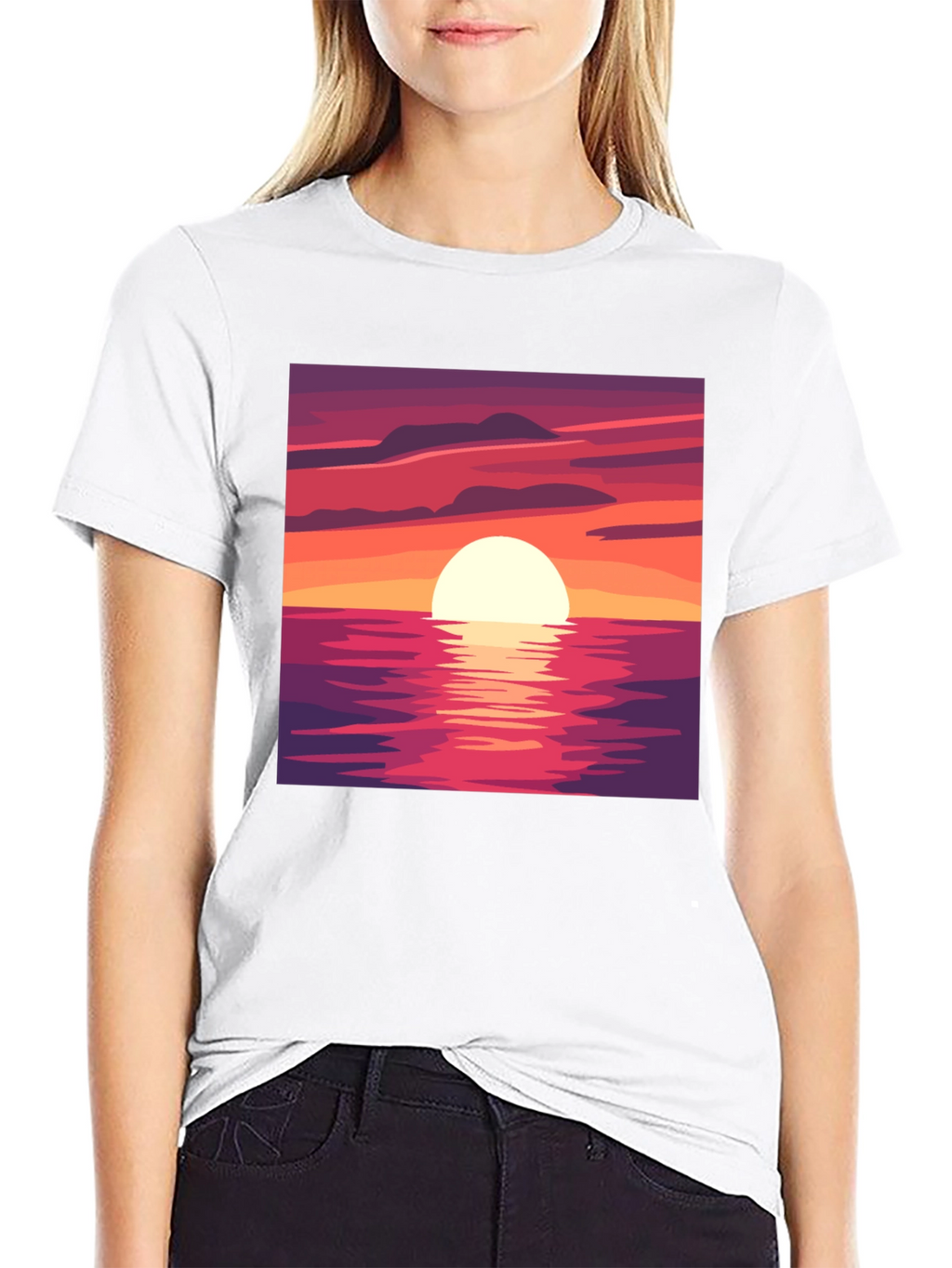 Sunset Graphic T-Shirt - Relaxed Fit