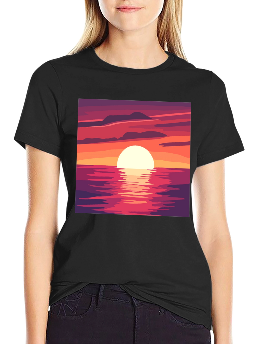 Sunset Graphic T-Shirt - Relaxed Fit