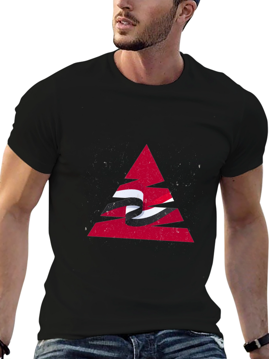 Trinidad & Tobago Flag Triangle T-Shirt