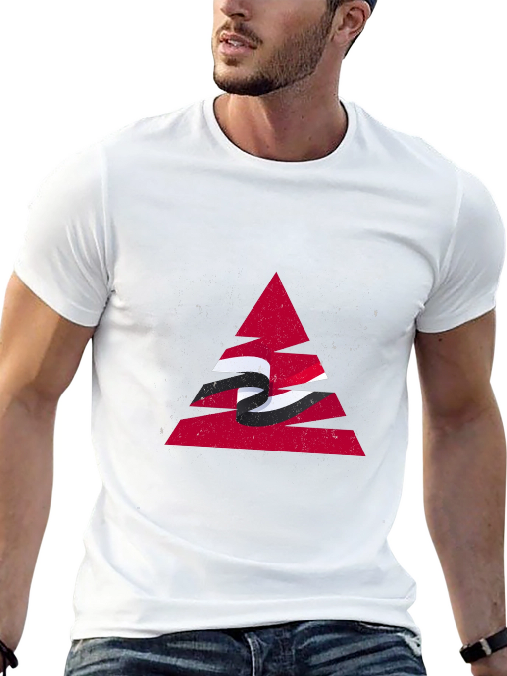 Trinidad & Tobago Flag Triangle T-Shirt