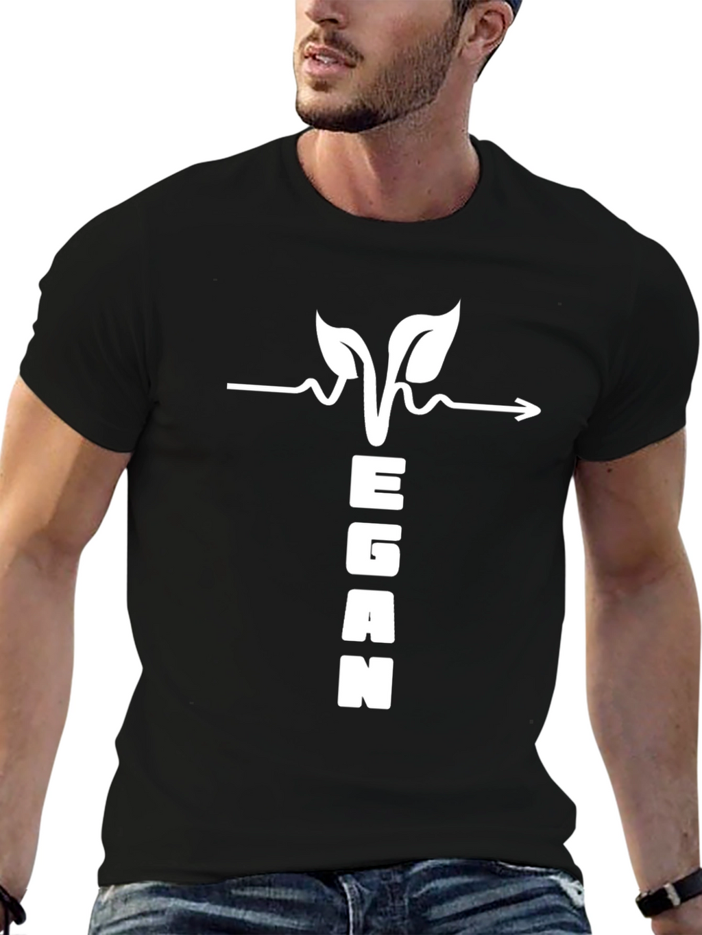 Vegan Heartbeat T-Shirt - Plant Based Lifestyle