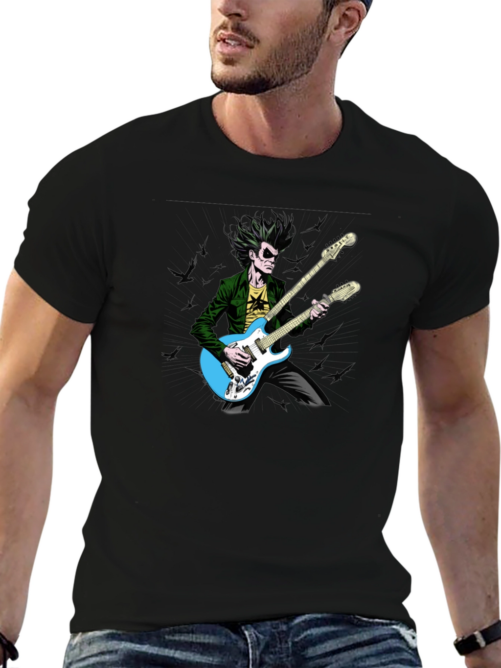 Dual Guitar Rock T-Shirt